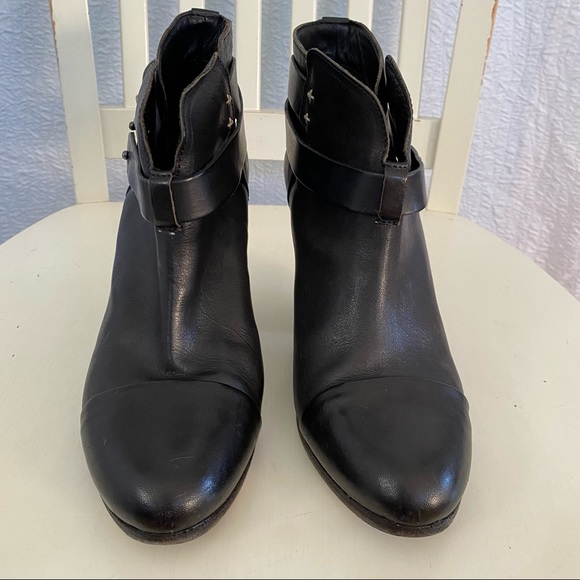 Rag & Bone Harrow Black Strappy Booties - Picture 6 of 11